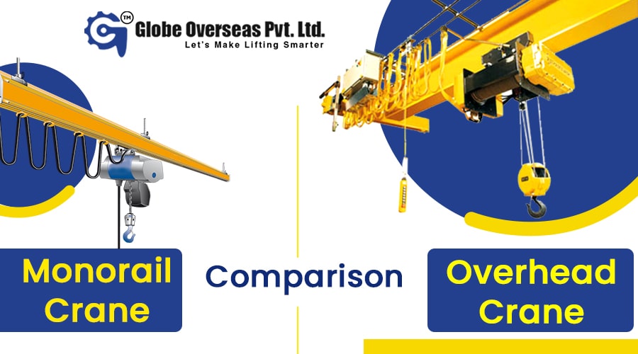 Overhead Crane & Monorail Crane Comparison - Globe Overseas