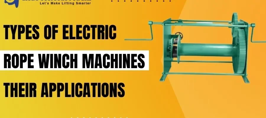 Electric Rope Winch Machine