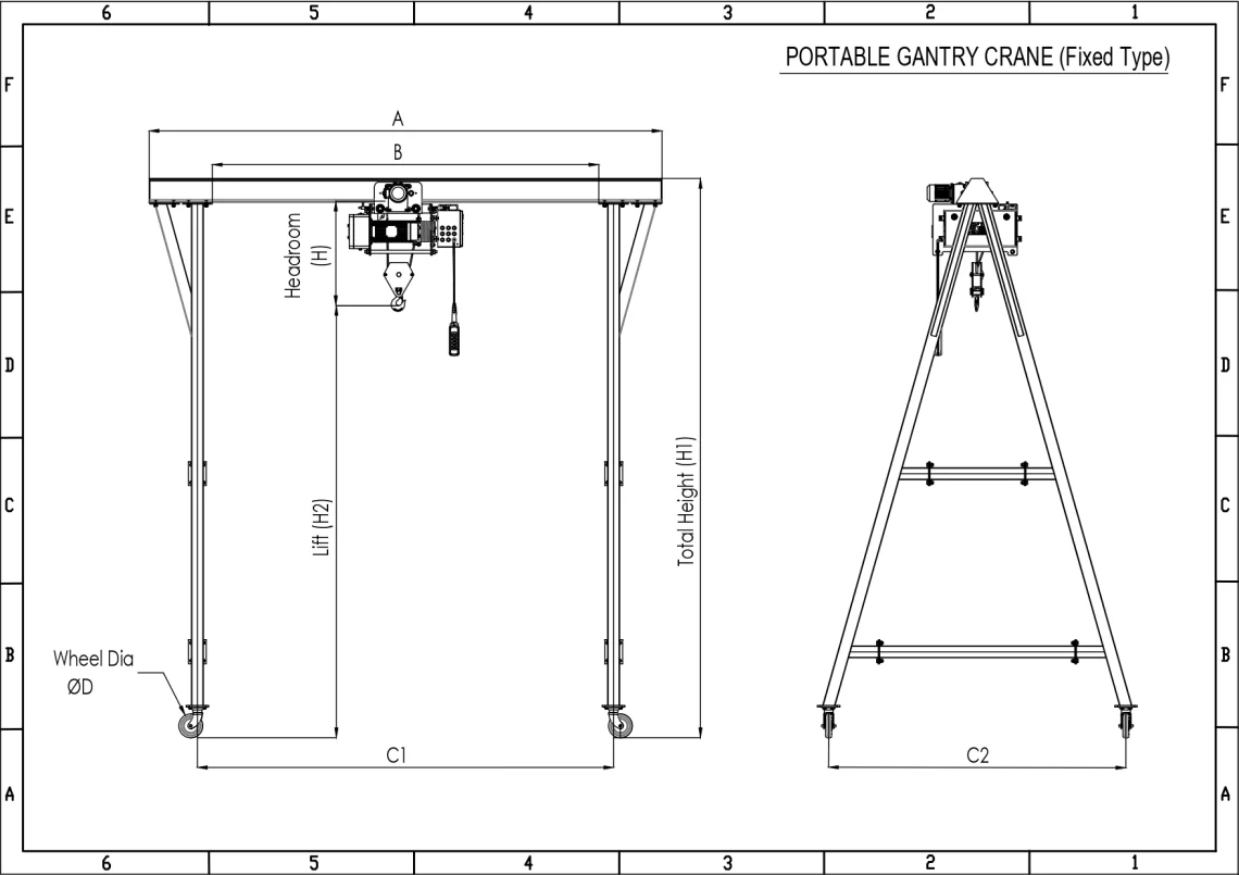 portable Gantry Crane